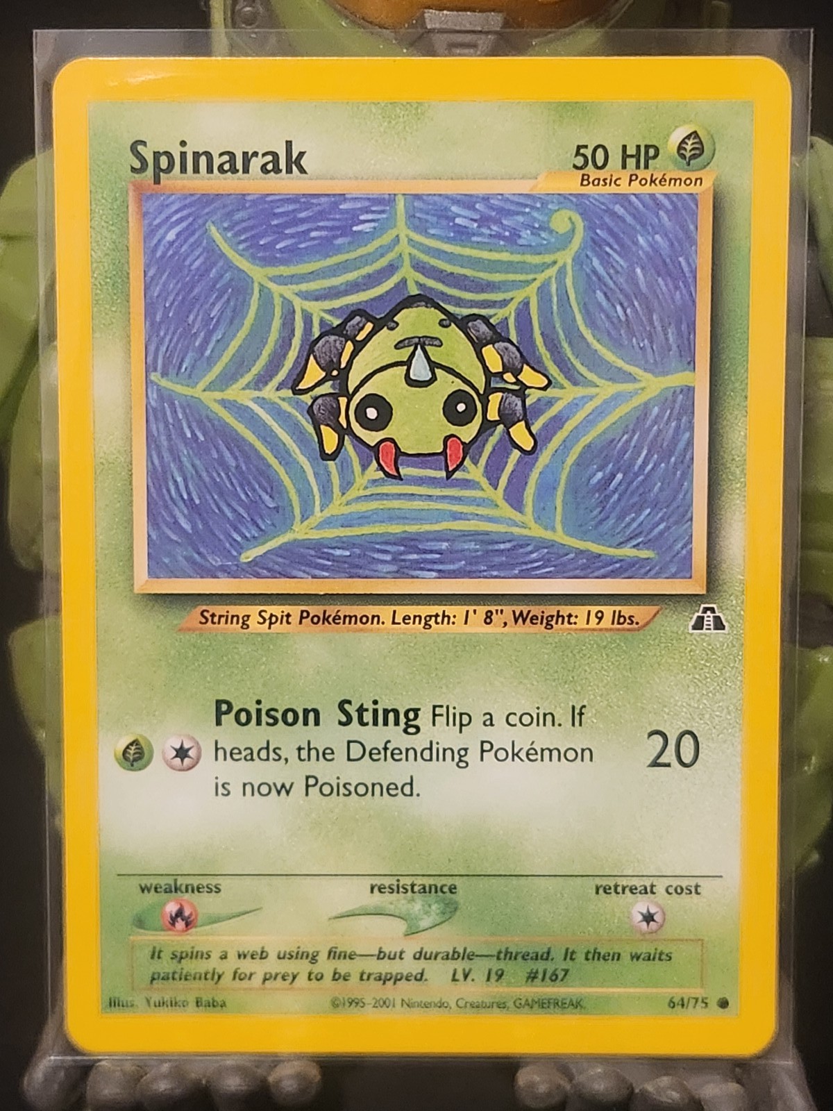 Spinarak Common Neo Discovery 64/75 LP