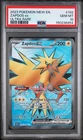 PSA 10 GEM MT Zapdos ex 192/165 Sv: Scarlet & Violet 151 Holo