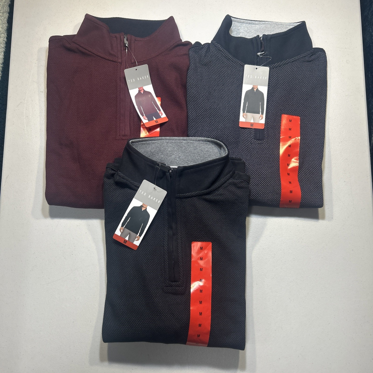 【peco】【未使用】TED BAKER トップス　ネイビー　襟元ビジュー Collar Zipper Down With Peplum Hem | Luella | Ted Baker US