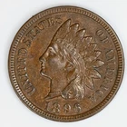 1896 Indian Head Cent XF/AU IHC 1c Penny