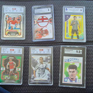 Topps 6×Graded Football Card Job Lot 3 Others