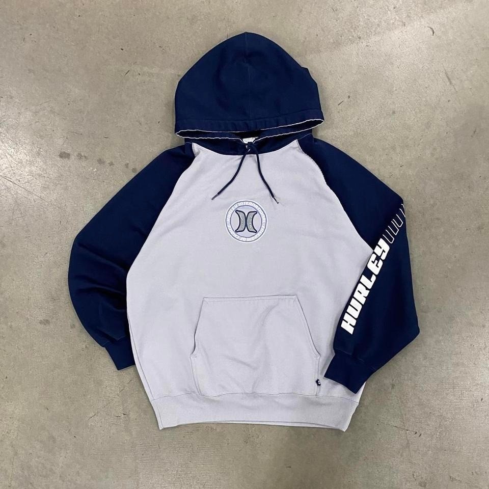Vintage Y2K Hurley Surf Two Toned Hoodie Size L