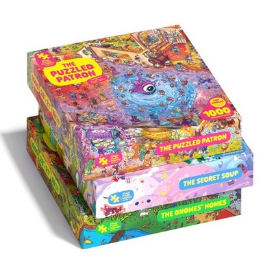 Magic Puzzles 3-Pack Series Three The Secret Soup The Puzzled Patron The Gnomes