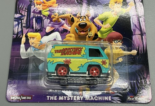 Hot Wheels 2021 Premium Scooby-Doo! The Mystery Machine Real Riders in Protector - Picture 2 of 9