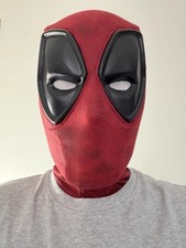 Deadpool 3 Wade Wilson Wearable Full Face Mask Halloween Cosplay Prop US Stock