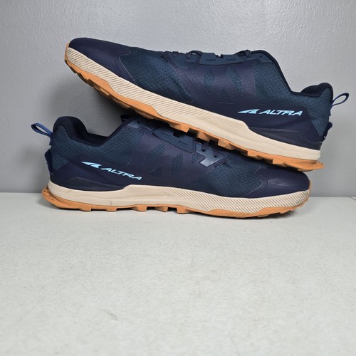 Altra Lone Peak 7 Shoes Men’s Size 13 Blue Trail Running Barefoot ALOA7R6H445 - Picture 6 of 9