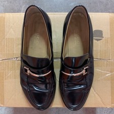 Authentic Gucci Horsebit Black Leather Women Loafers Size EU 37 US 6.5-7