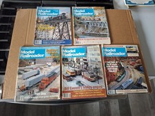 Lot Of 6 Model Railroader Magazine Random Issues From 1980’s And 1990’s Vintage