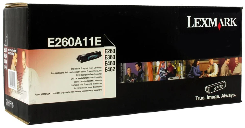 Lexmark E260A11E Cartouche de toner Noir authentique (TVA incluse) - Photo 1/1