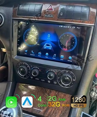 Für Mercedes Benz C-KLASSE W203 CLK W209 Android 14 AutoRadio Navi GPS CarPlay