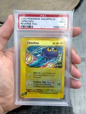 2003 POKEMON AQUAPOLIS #71 CHINCHOU-REVERSE FOIL PSA 9 on eBay