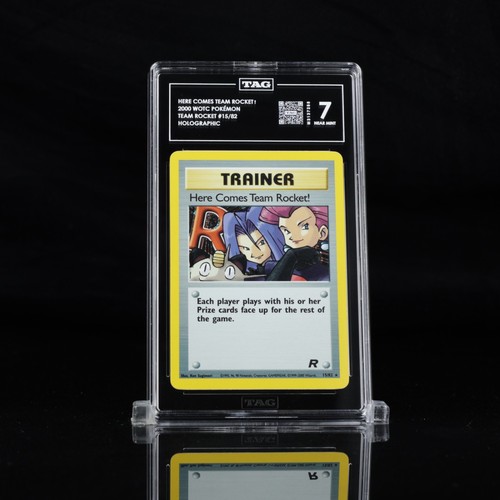 Here Comes Team Rocket! (Unlimited) graded TAG 7 for sale on eBay