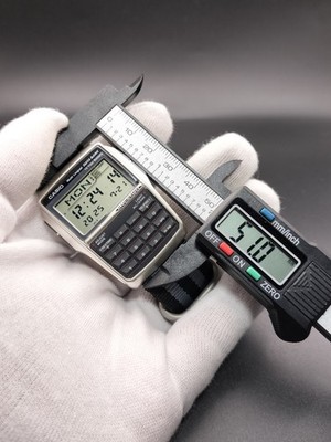 CASIO DATABANK DBC-32 中古品 2点 Casio DBC32D-1A Men's Databank Calculator Watch DBC-32D-1A