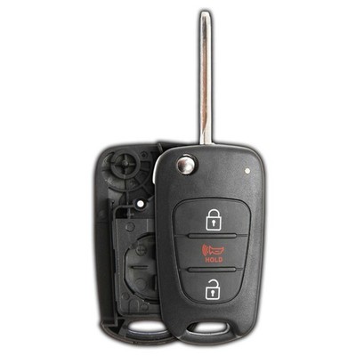 For 2010 2011 2012 2013 Kia Soul Key Fob Shell Case Cover NYOSEKSAM11ATX