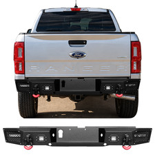 Offroad Heavy Duty Rear Bumper Wled Lights Drings For 20192023 Ford Ranger