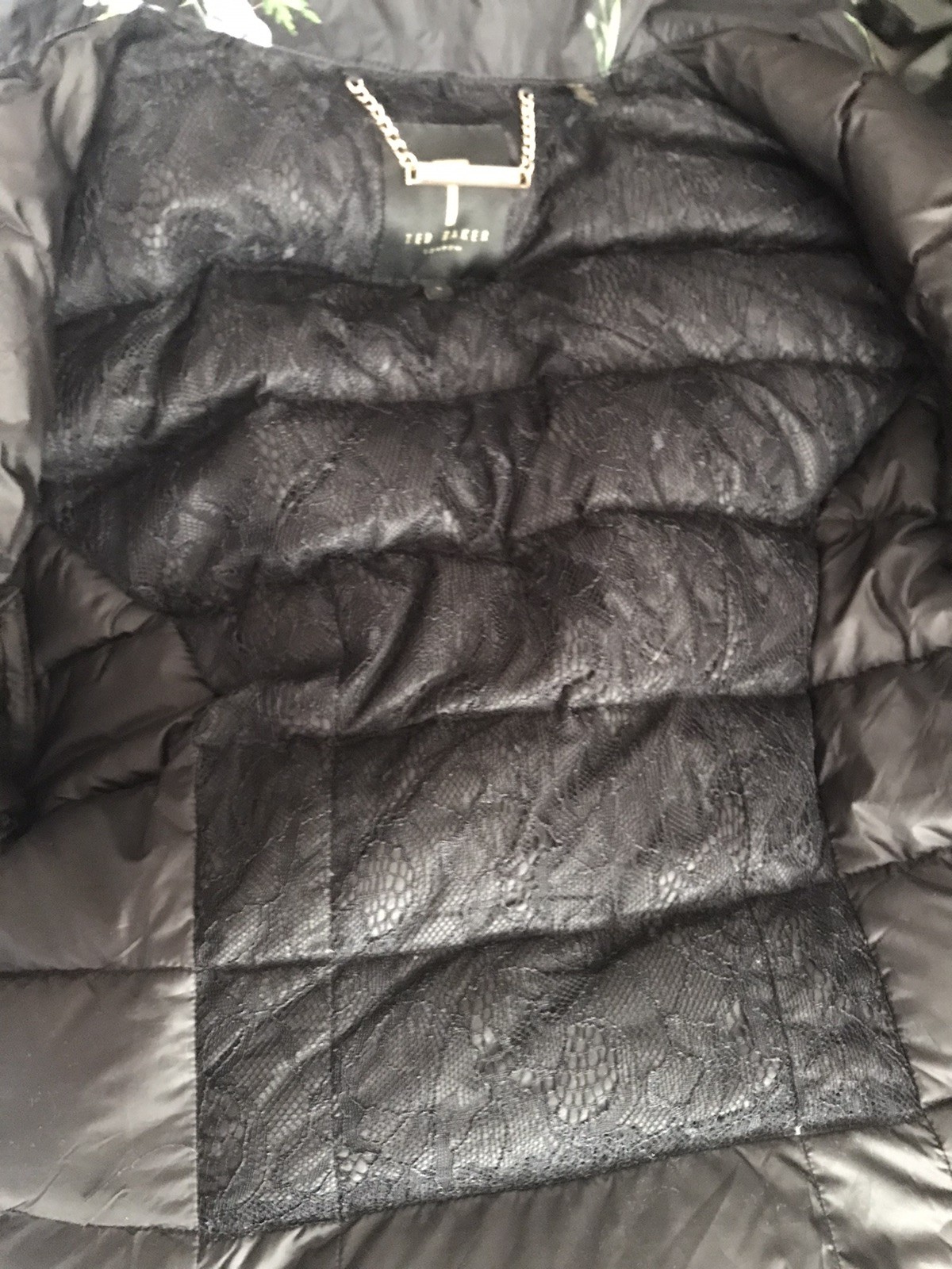 TED Baker women's down jacket multi-colored flora… - image 16