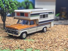 GREENLIGHT 1976 4x4 Ford F-250 XLT Lariat Truck 1:64 CAMPER Farm Ertl 1979