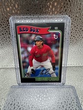 2023 Topps Brooklyn Collection Triston Casas Black Parallel  #/75 RC Red Sox SP