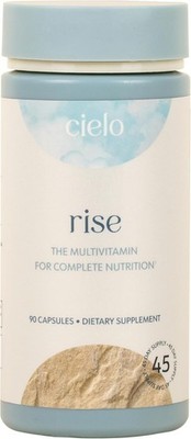 Cielo Rise Daily Multivitamin 90 Capsules Vitamins A C D3 K2 B6 for Men & Women