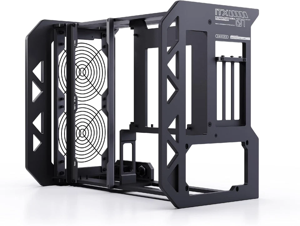 Estuche al aire libre VEDDHA Defender Mini 02 ITX 330 mm soporte GPU para placas base Foto 2 de 4
