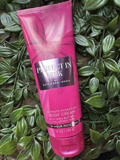 Bath Body Works Ultimate Hydration Body Cream - PERFECT IN PINK - Full Sz 8 oz