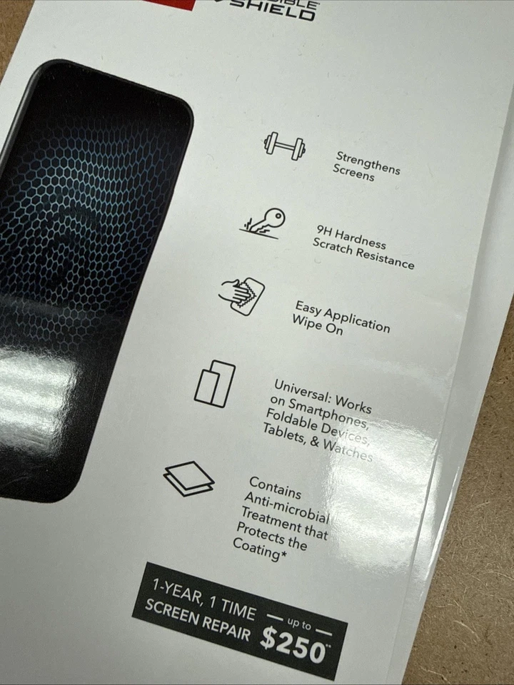 Zagg Invisibleshield Liquid Defense+ Para Smartphones/Tabletas/Relojes Inteligentes x2 Foto 2 de 3