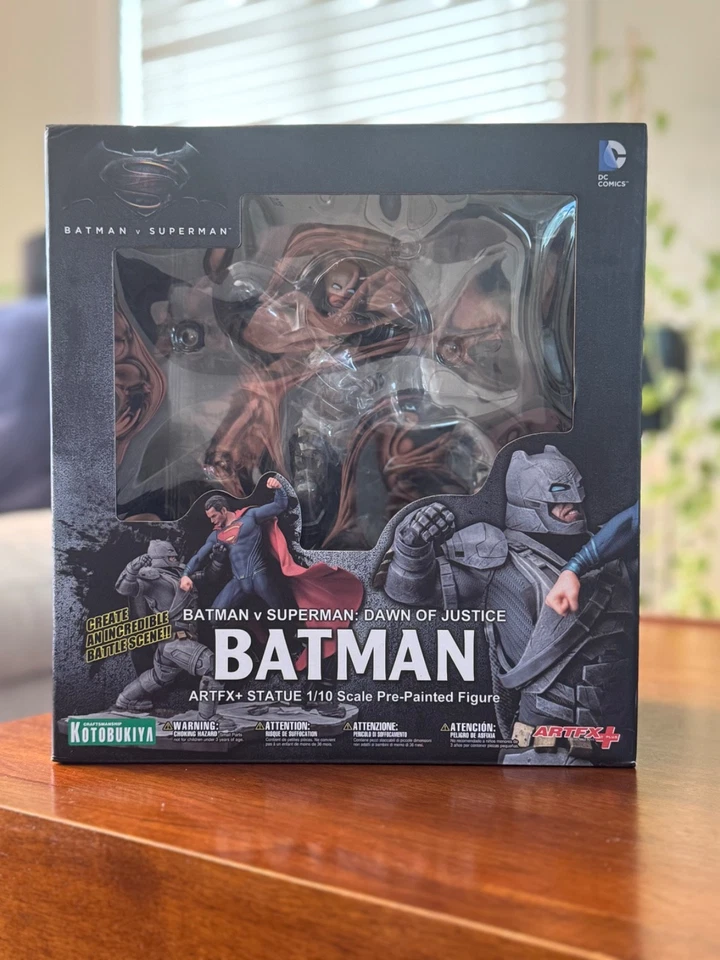Kotobukiya ARTFX+ Batman & Superman 1/10 Scale Statues (Dawn of Justice, New in - Image 3 of 4