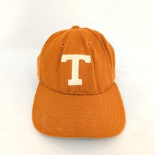 Vintage Telluride T Logo Hat Legacy Youth Snapback Orange Wool Cap Made in USA