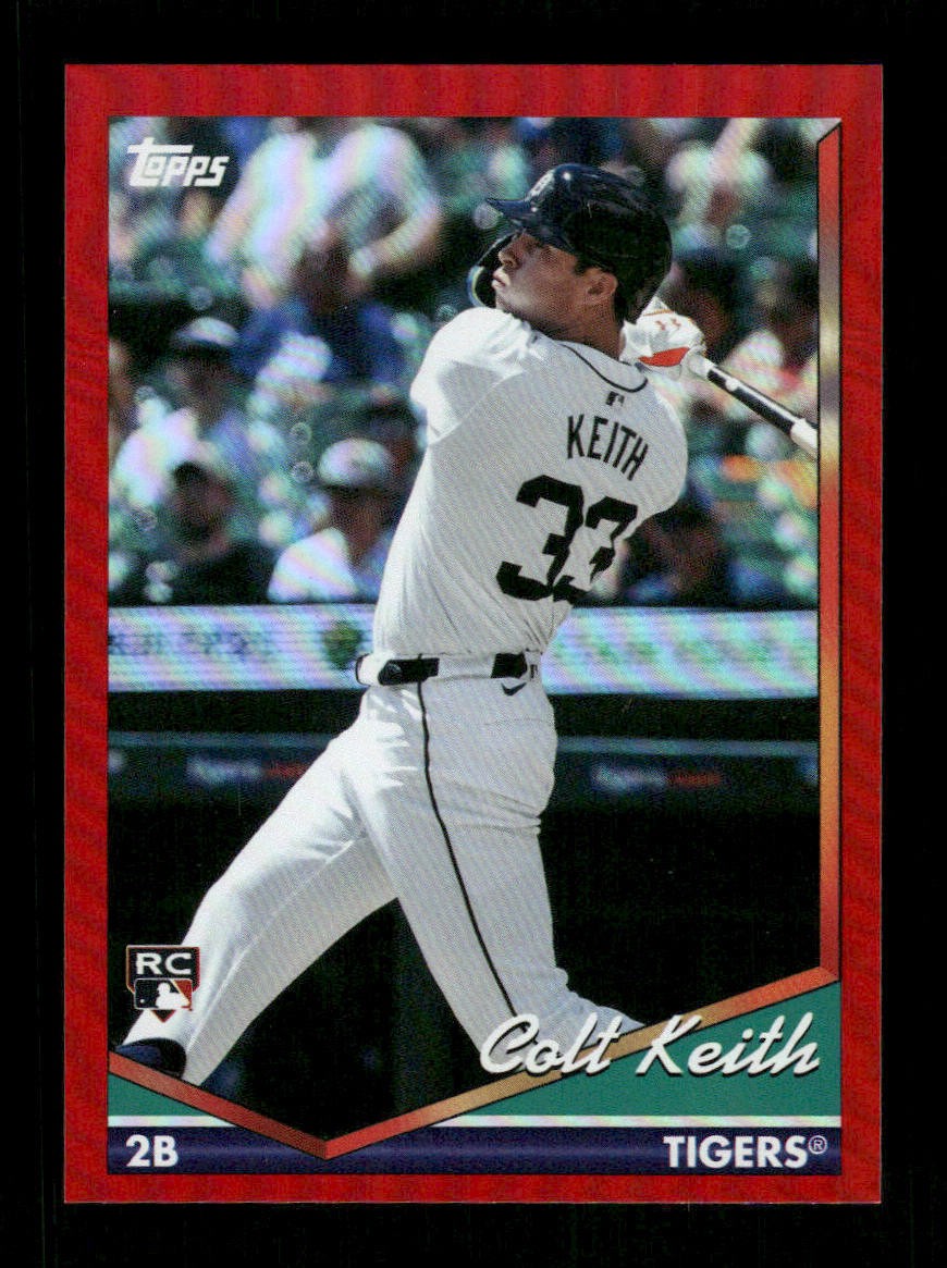2024 Topps Archives #272 Colt Keith Red Hot Foilboard #/50