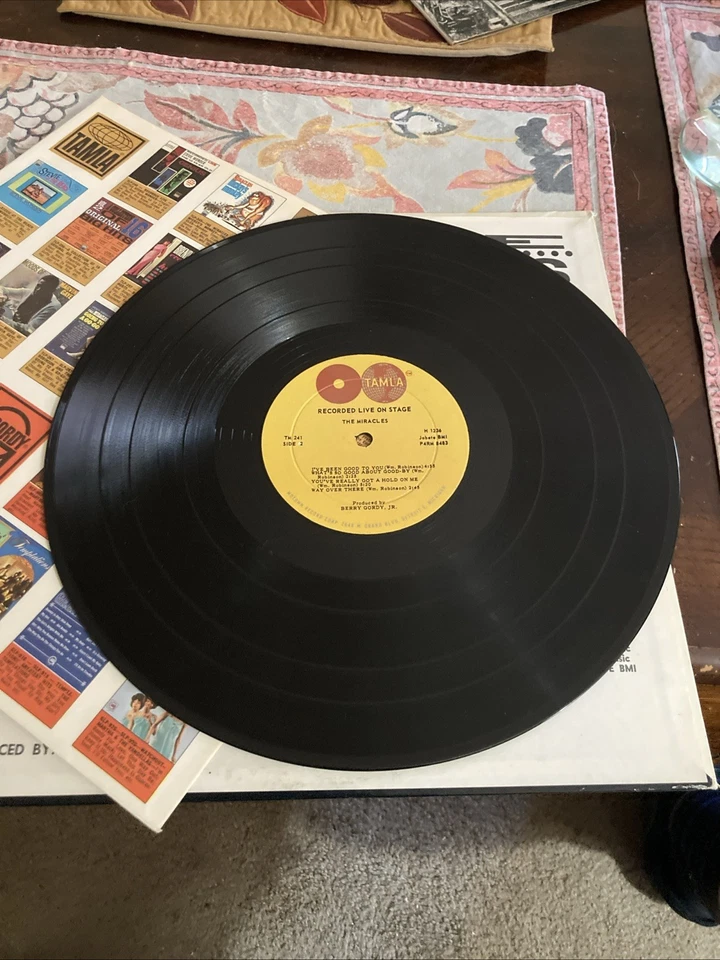 The Miracles: Recorded Live On Stage, Tamla TM-241, 1962, VG - Image 4 of 4