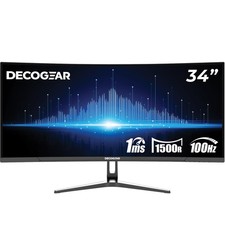 34-Inch Business Curved Ultrawide WQHD Monitor 3440 1440 R1500 100Hz 1ms 99...