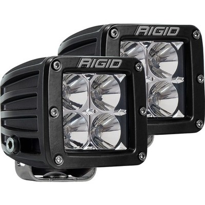 RIGID Industries D-Series PRO Hybrid Flood LED Pair Black 202113
