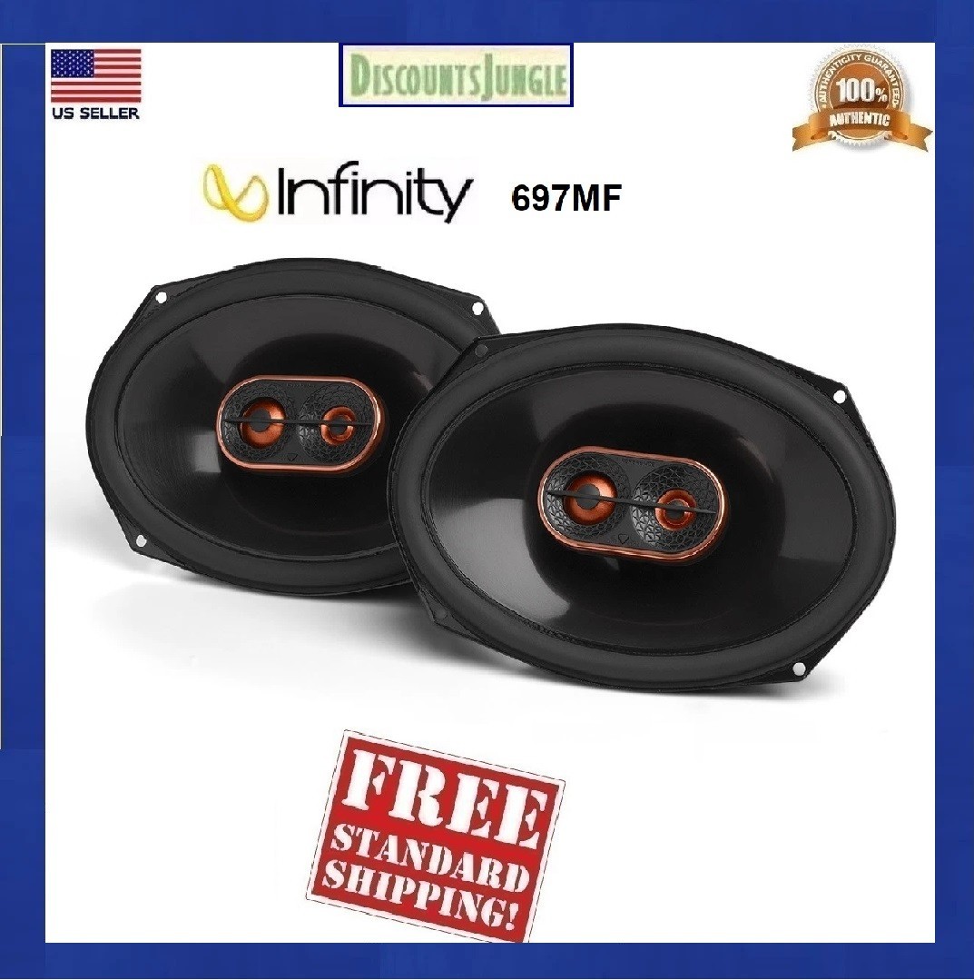 Infinity Reference REF697MF 6x9" 3-Way Coaxial Car Speakers 300W Pair