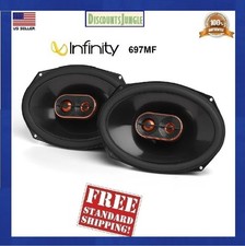 Infinity REFERENCE Series REF-697MF 6x9" 3 Way Car Audio Speakers 100W 1 Pair 