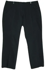 oobe Pants Womens 14 x 31" Gray Polyester Flat Front straight leg Uniform Work