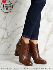 SERGIO ROSSI · pelle leather · stivaletti scarpe · eleganti todschick · 40 marrone