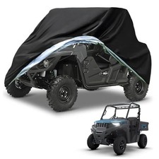 UTV Covers Heavy Duty - Side by Side Cover Waterproof 300D up to 157"L Black 