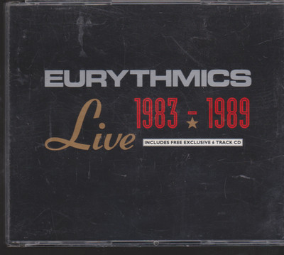 EURYTHMICS 3 cd set LIVE 1983 - 1989 incl. FREE 6 TRACK BONUS CD