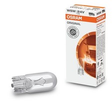 OSRAM W5W 2845 24V BIRNE GLÜHLAMPE 5W BULB 2845TSP LAMPE W2 1x9 5D LKW STÜCK