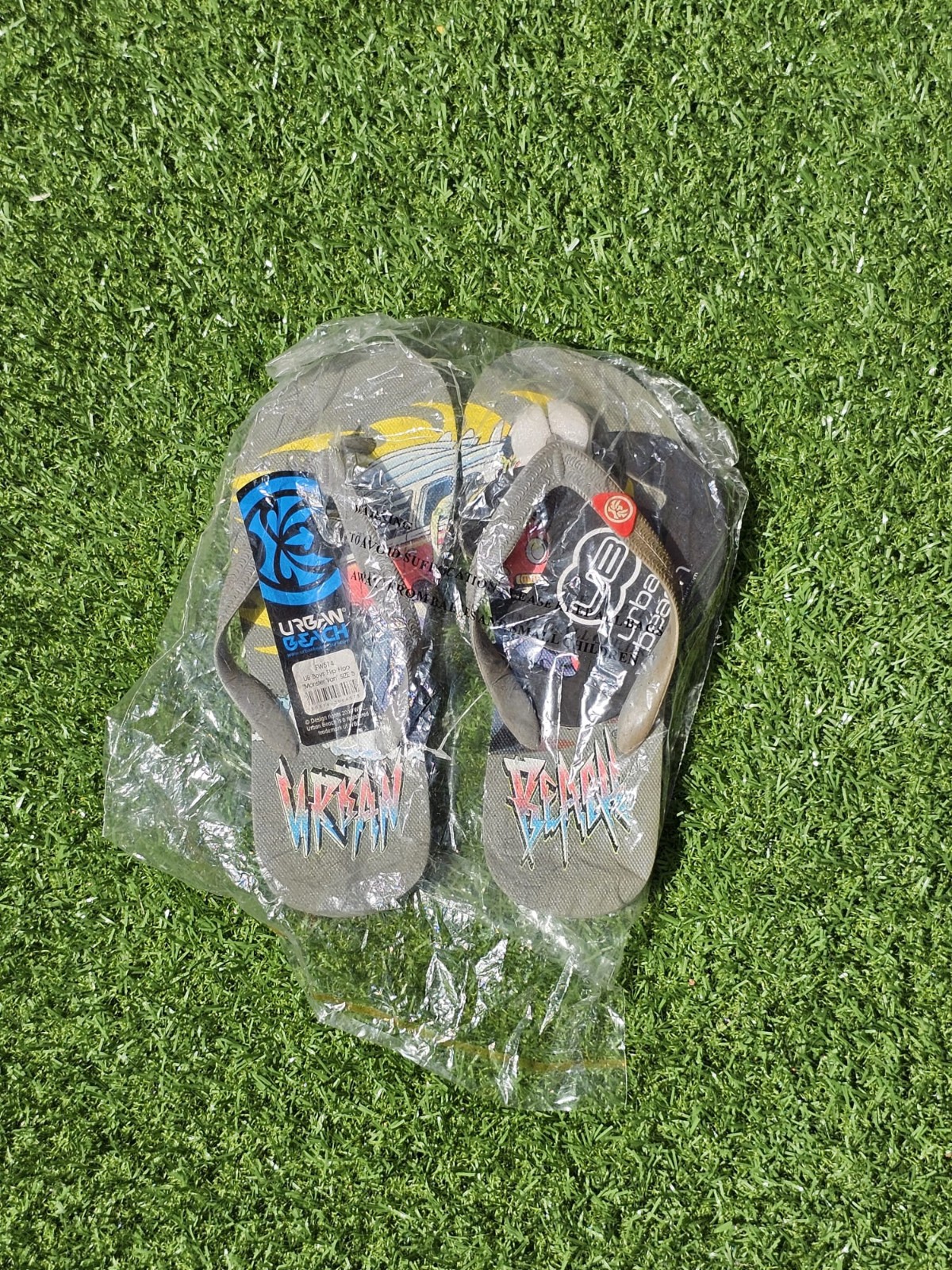 Job Lot New Urban Beach Boys & Girls Flip Flops - Discoloured Straps - Boot Sale image 5