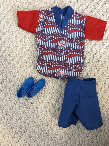 Vtg Barbie 1993 Ken Activewear Fashion BASEBALL OUTFIT Complete