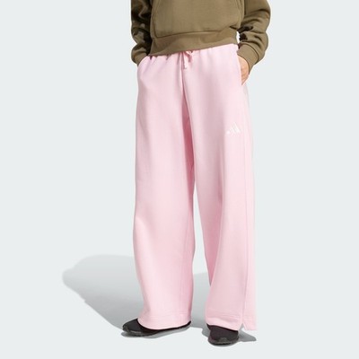 adidas women ALL SZN Fleece Loose Wide-Leg Pants