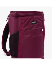 Igloo Backpack Cooler Insulated Soft Sided Bag Black Cherry 28 Can NWT