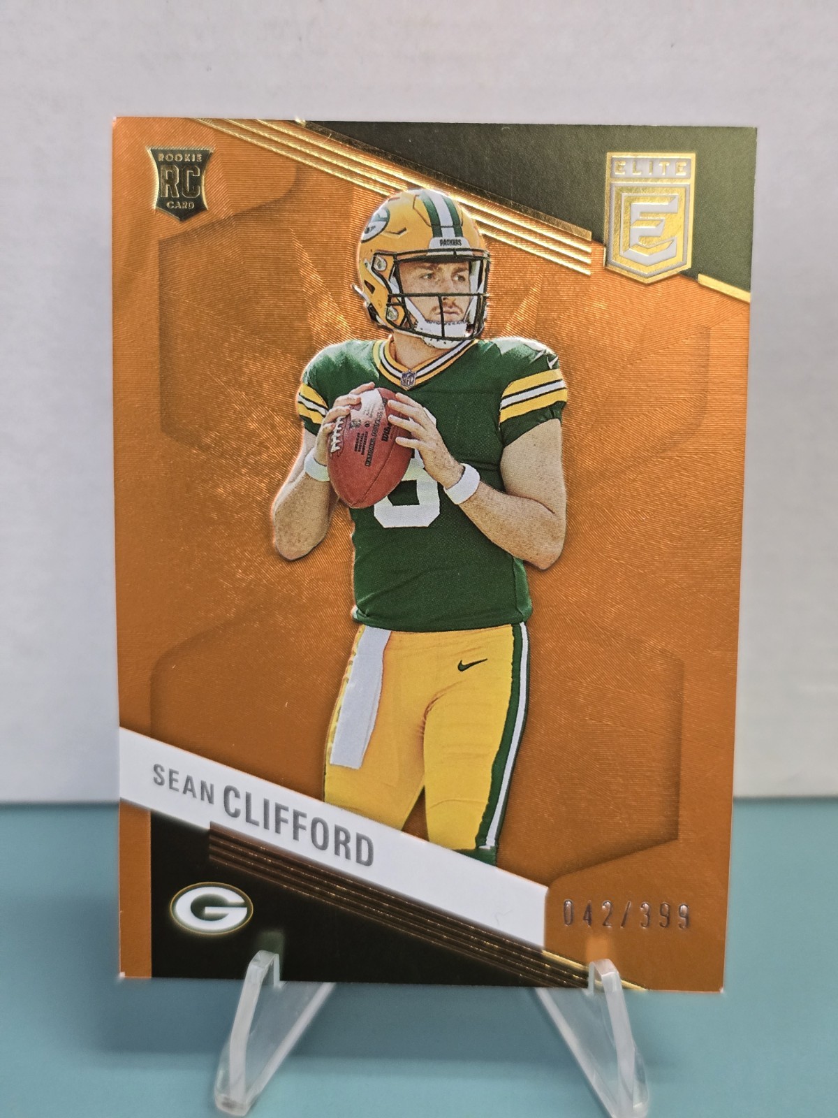 2023 Donruss Elite Sean Clifford Orange /399 (RC) Green Bay Packers #181