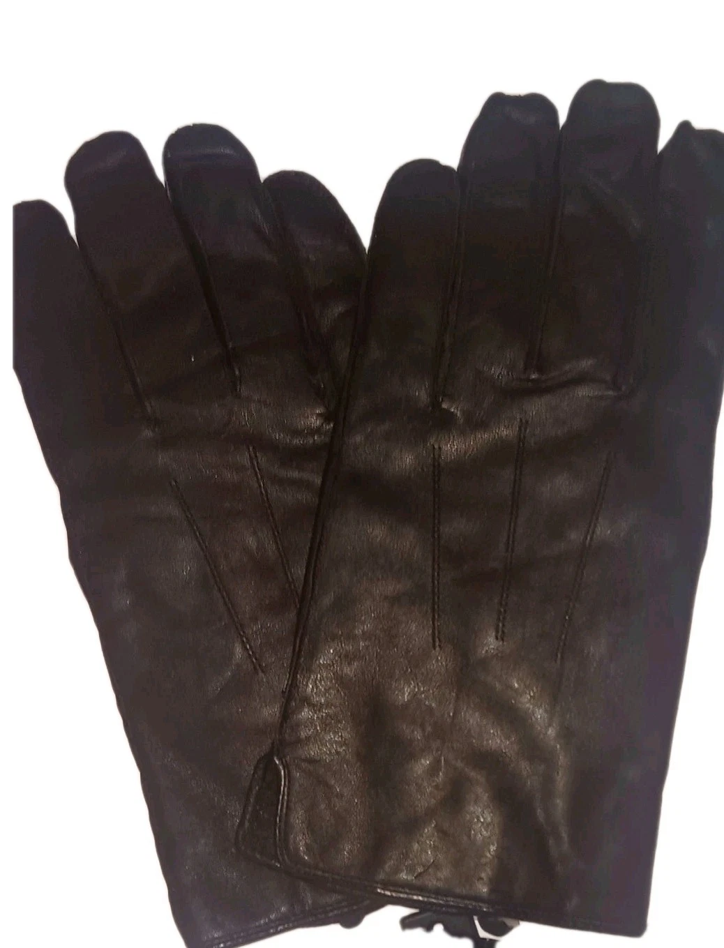 Men's Thinsulate Genuine Leather Gloves, Medium Black
