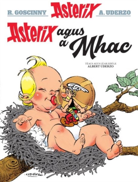 Asterix Agus a Mhac (Asterix in Irish) by Albert Uderzo PAPERBACK (IRISH)