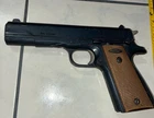 *READ-MISSING AMMO CLIP* JOHNNY EAGLE PLASTIC TOY GUN PISTOL 45 LIEUTENANT 1965