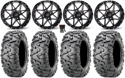 ITP Tornado 14'' Wheels Black 28'' BigHorn 2.0 Tires Yamaha YXZ1000R