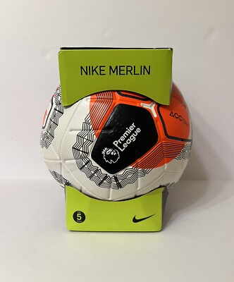 Nike Premier League Merlin Official Match Ball White/Black/Hyper