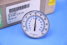 H.O. Trerice Bimetal Thermometer 3" Dial 1/2 NPT -40 160 Fahrenheit NEW